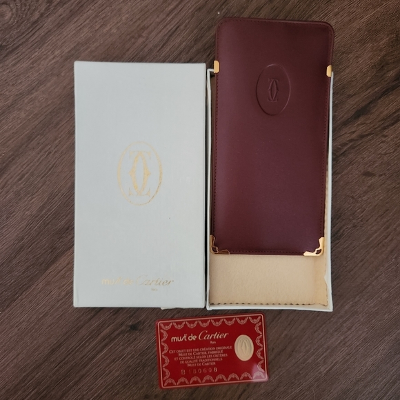 Cartier Accessories - VINTAGE Cartier Sunglasses Case with Box